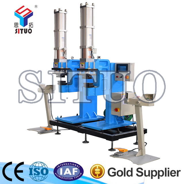 冰箱鉚接機(jī)2臺2點(diǎn)雙聯(lián)動